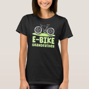 E Bike Grandfather Biker Electric Biking Cyclist G T Shirt