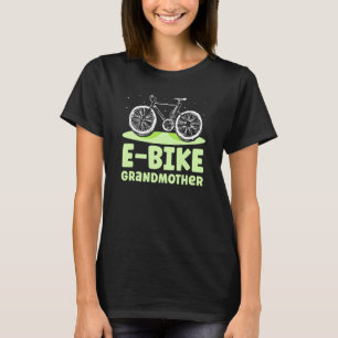 E Bike Grandmor Cyclist Electric Biker Biking G T Shirt