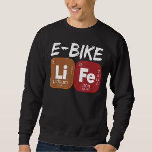 E Bike Life Periodic Bord Electrical Power Bikes 1 Lång Ärmad Tröja