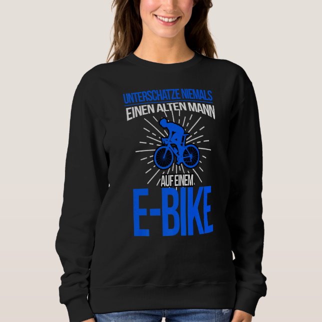 E Bike Manar Sstickande Electrical Bicycle Man Bic T Shirt (Framsida)