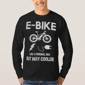 E-Bike som en vanlig bike, men som en kylare T Shirt