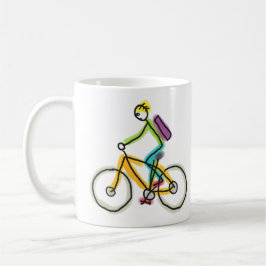 E-bike Stickman Kaffemugg