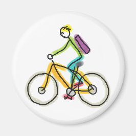 E-Bike Stickman Magnet
