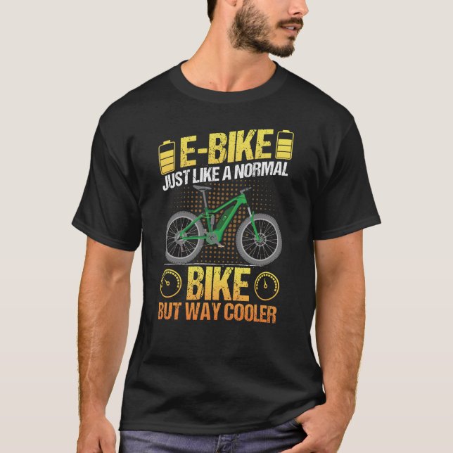 E Bike T Shirt (Framsida)