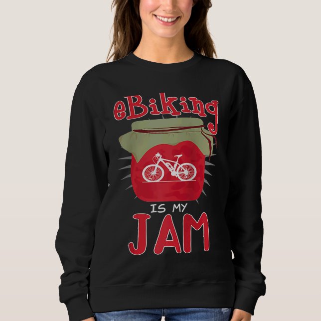 E Biker E Biking Sylt Quote E Bike Raglan T Shirt (Framsida)