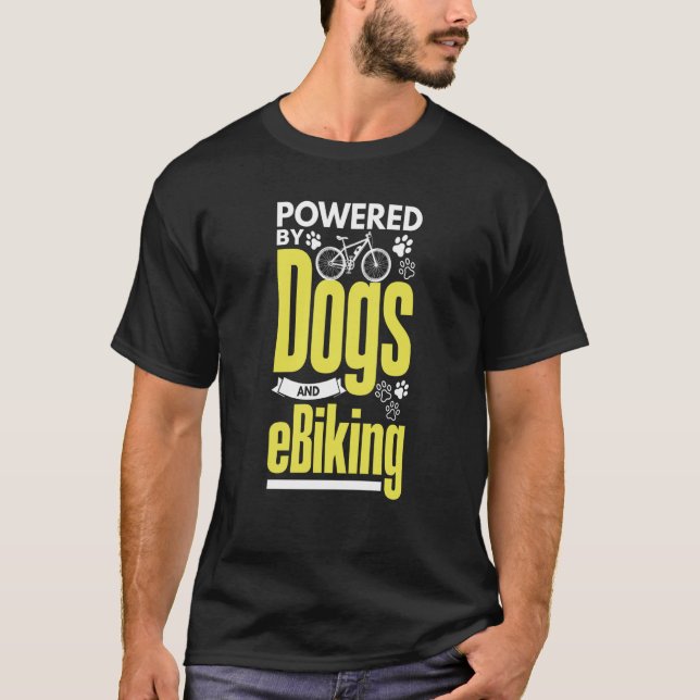 E Biker Tröja Hund EBike Elcykel E Cykling (Framsida)