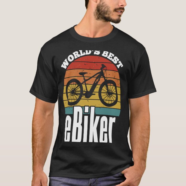 E Biking   Greatest E Biker Appreciation E Bike T Shirt (Framsida)