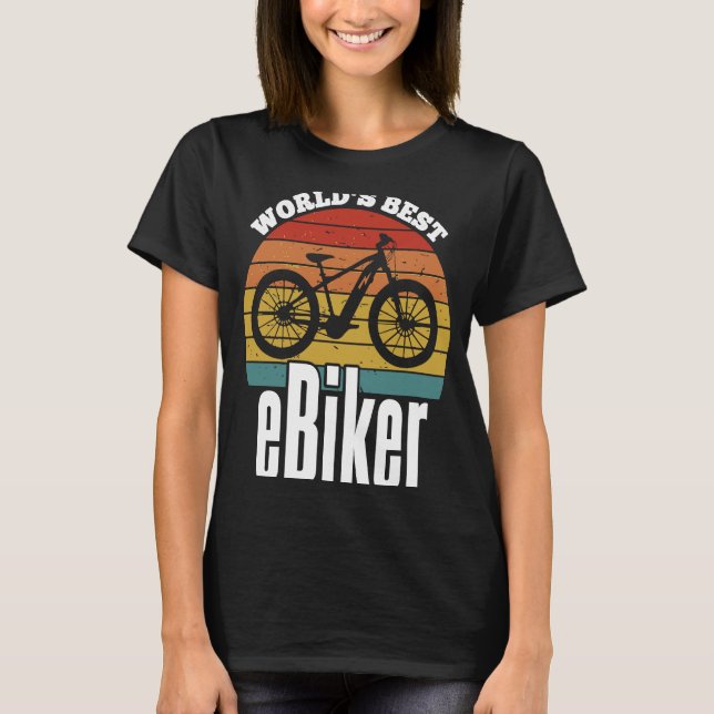 E Biking   Greatest E Biker Appreciation E Bike T Shirt (Framsida)
