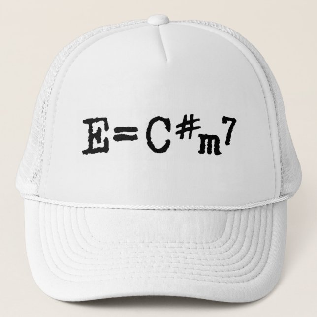 E=C#m7 Truckerkeps (Framsida)