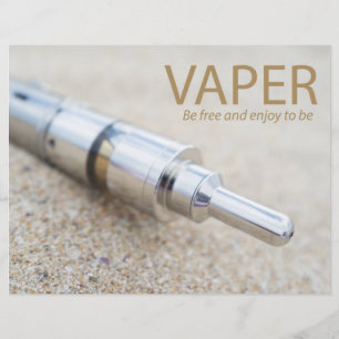 E-cig och ångning reklamblad