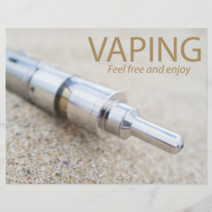 E-cig och ångning reklamblad