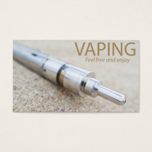 E-cig och ångning visitkort