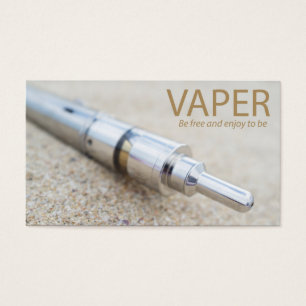 E-cig och ångning visitkort