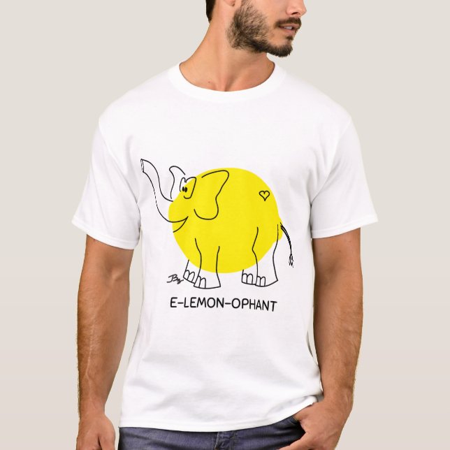 E-citron-ephant Tee Shirt (Framsida)