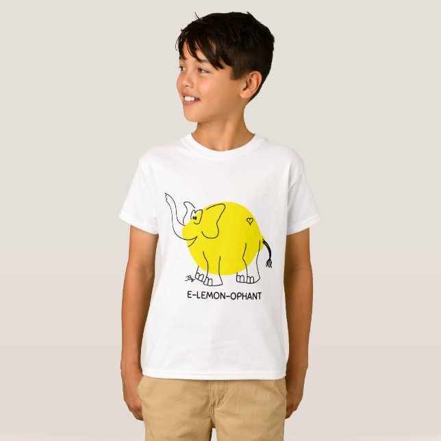 E-citron-ephant Tee Shirt (Hel framsida)