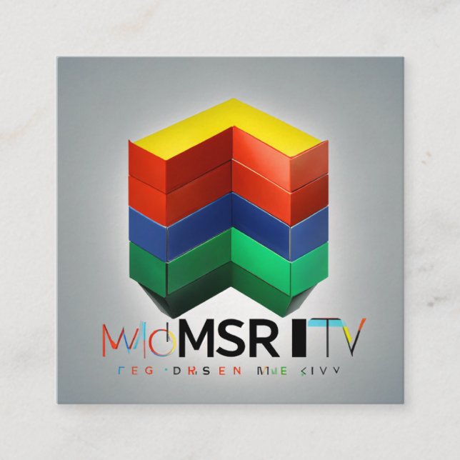 E-commerce Business Developer Fyrkantigt Visitkort (Framsida)