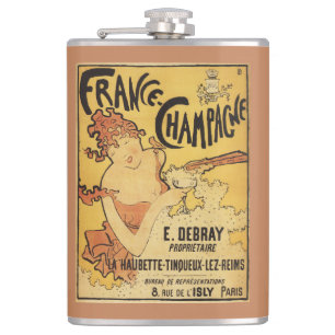 E. Deb Ray Champagne annonseringaffisch Fickplunta