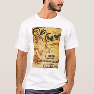 E. Deb Ray Champagne annonseringaffisch Tee Shirt