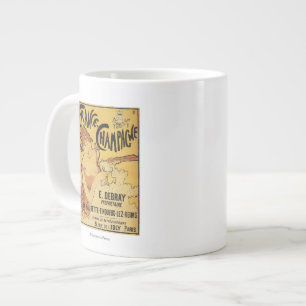 E. Debray Champagne-reklamen Poster Jumbo Mugg