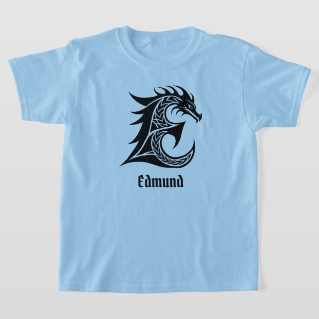 E Drakpersonaliering T Shirt (Laydown)