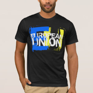 E-. - EUROPEISKA UNION T SHIRT