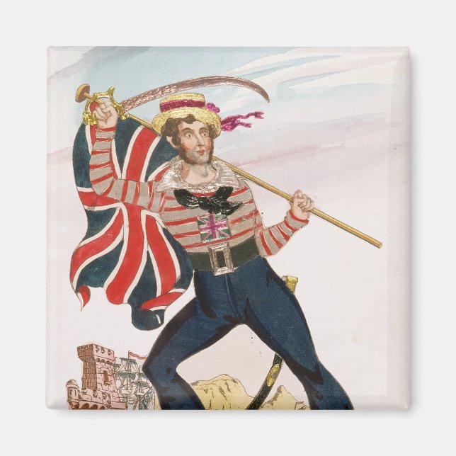 E.F. Saville som Union Jack Magnet (Framsidan)