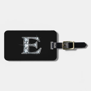 E Faux-’Diamond Bling’ Luggage Tag Bagagebricka