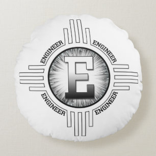 E för INGENJÖR Rund Kudde