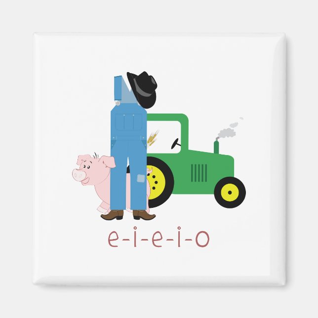 E-I-E-I-O MAGNET (Framsidan)