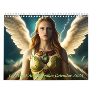 E.J. Guld Angel Zodiac Calendar 2024 Kalender