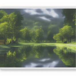 E.J. Guld Idyllic Retreat Avtagbar vinyl Klistermärken