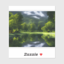 E.J. Guld Idyllic Retreat Avtagbar vinyl Klistermärken