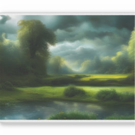 E.J. Guld Tranquil Pastoral Symphony Flyttbar Klistermärken