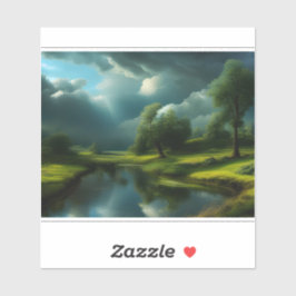 E.J. Guld Whispering Willows Removable Vinyl Klistermärken