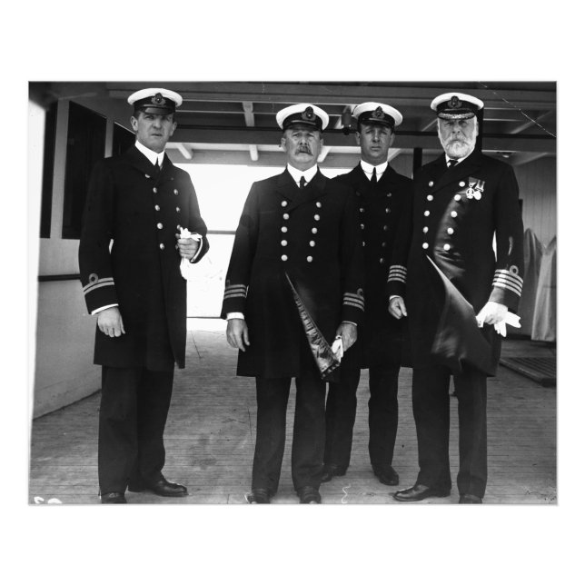 E.J. Smith (Titanic) Fototryck (Framsidan)