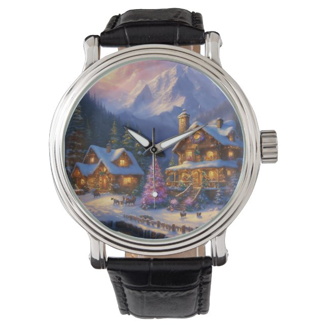 E-klocka Jul tema Armbandsur (Framsida)