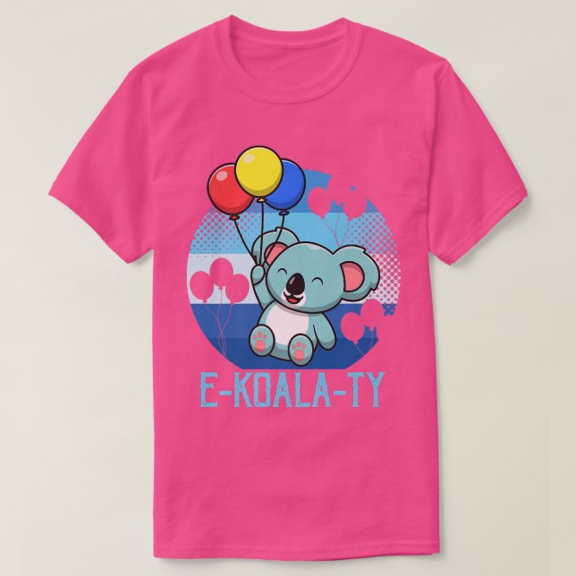 E-Koala-Ty Equality Koala Bear Premium T Shirt (Design framsida)