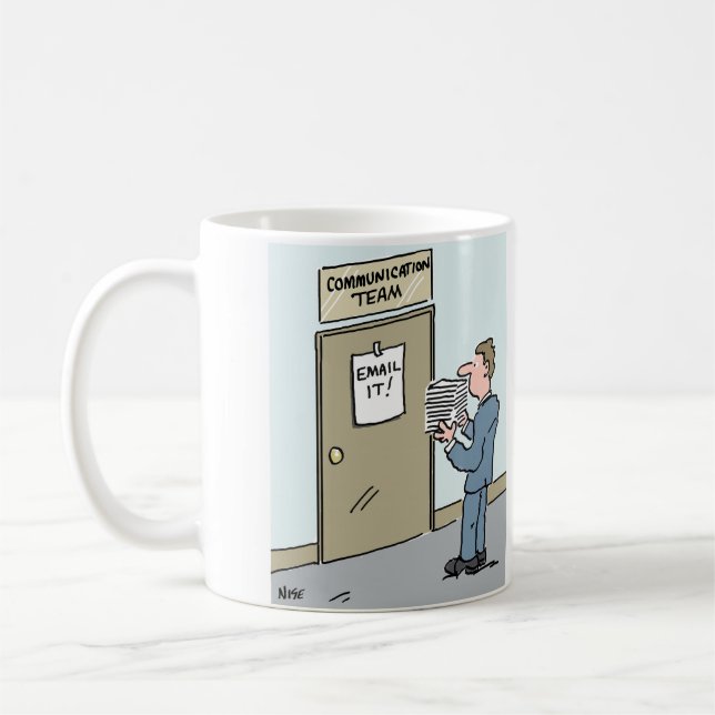 E-kommunikationsavdelningen Kaffemugg (Vänster)