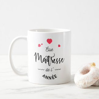 Élue maîtresse de l'année kaffemugg
