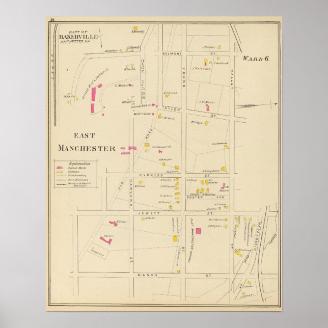 E Manchester, Bakerville, Ward 6 Poster (Framsidan)