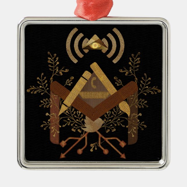 E-Mason 2014 Julgransprydnad Metall (Framsidan)