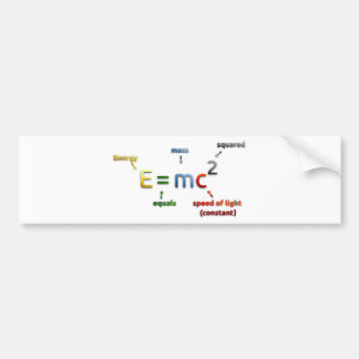 E=mc2 Bildekal