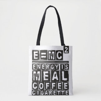 E = mc2 "Einsteekvation" - ljus Tygkasse
