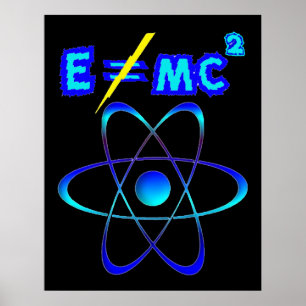 E = mc2 - Einstein hade fel! Poster