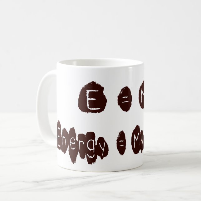 E = MC2 KAFFEMUGG (Framsida vänster)