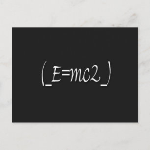 (_E=mc2_) kopia Vykort