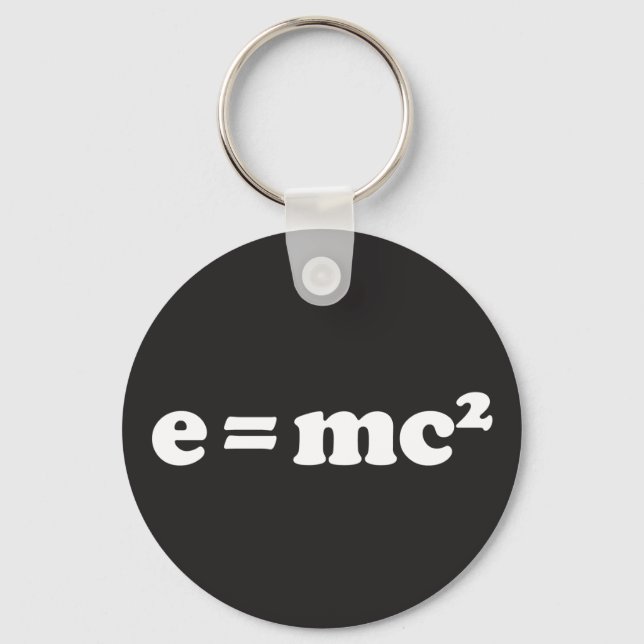 e = mc2 nyckelring (Framsida)