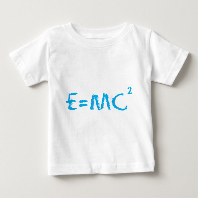 E=MC2 Smart Kid T Shirt (Framsida)