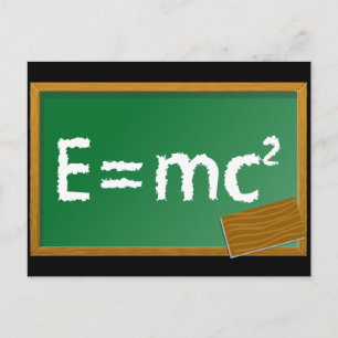 E=mc2 Vykort