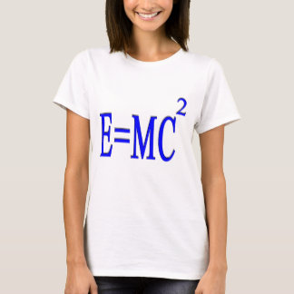 E=MC 2 (blått) T-shirt